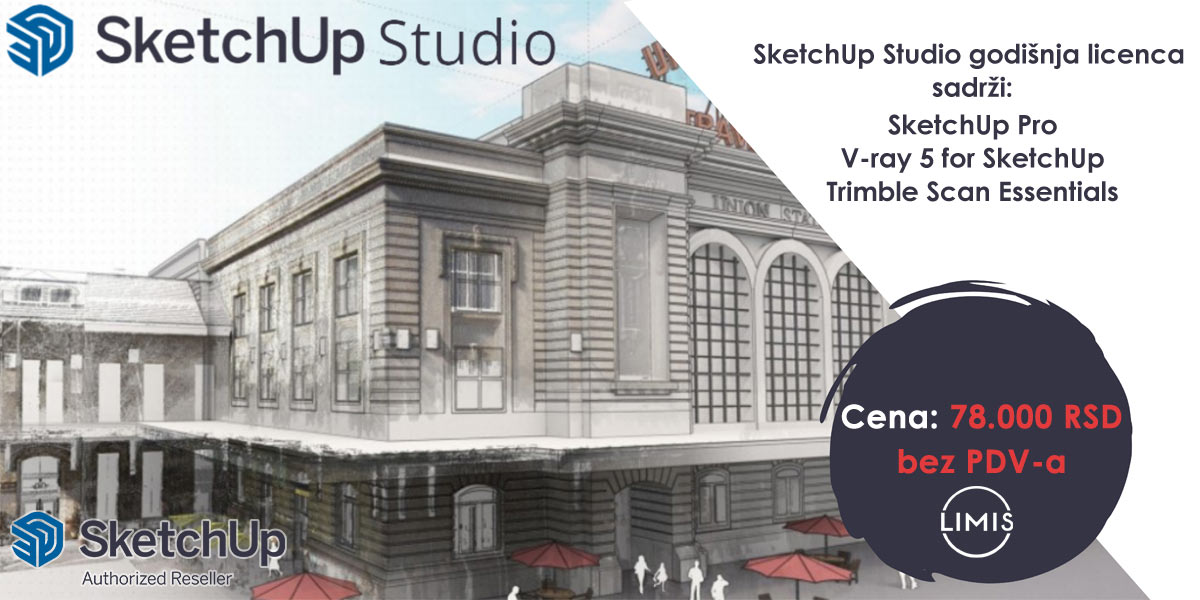 SketchUp Studio licenca