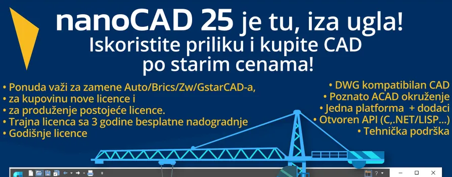 nanoCAD 25 je iza ugla!